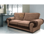 Tango Large Corner Sofa Brown&Mocha Cord 2 seater