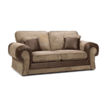 Tango Large Corner Sofa Brown&Mocha Cord 3 seater