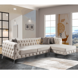 The Rocky Chesterfield velvet sofa