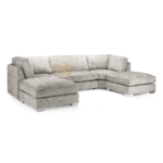 U-Shaped Mink High Back Sofa