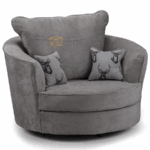 VERONA CORNER SOFA DARK GRAY 1 seater