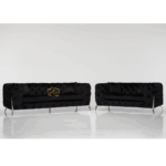 Velvet Chesterfield Set – Timeless Luxury