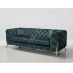 Velvet Chesterfield Sofa Set – Luxury Design