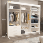 Venice Wardrobe – Available in 150cm, 180cm & 203cm Sizes