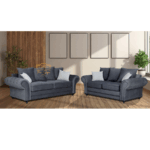 nicole corner dark gray 3+2 seater