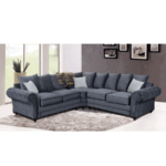 nicole corner dark gray L shape