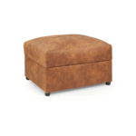 oakland leather foot stool